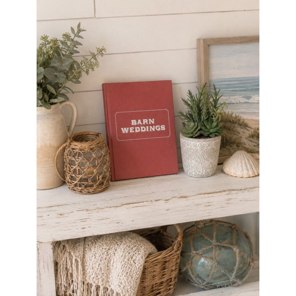 Barn Weddings hardcover coffee table book Rustic wedding inspiration venue Fall